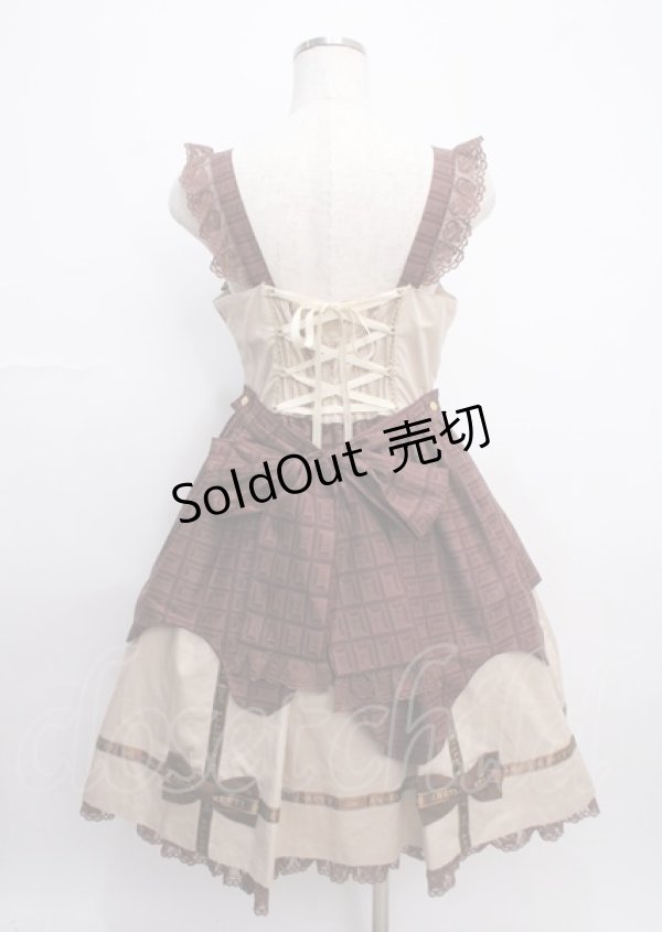画像2: Angelic Pretty / Dreamyショコラティエジャンパースカート  アイボリー Y-25-03-11-040-AP-OP-SZ-ZY (2)