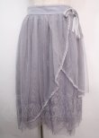 画像1: axes femme POETIQUE / レース×チュールイレヘムスカート M ラベンダー Y-25-03-14-054-AX-SK-SZ-OS (1)