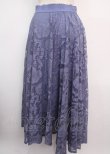 画像2: axes femme / レースサーキュラースカート F ブルー Y-25-03-14-057-AX-SK-SZ-ZY (2)