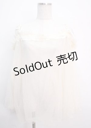 画像: axes femme / 4wayチュールチュニック F 生成り Y-25-03-14-118-AX-TO-SZ-OS