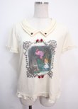画像1: axes femme / 刺繍入襟付きプルオーバー M 生成り Y-25-03-14-019-AX-TO-SZ-OS (1)