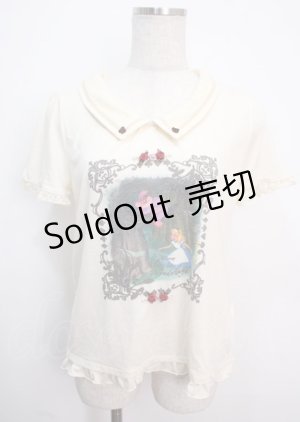 画像: axes femme / 刺繍入襟付きプルオーバー M 生成り Y-25-03-14-019-AX-TO-SZ-OS