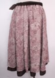 画像2: axes femme POETIQUE / プリュムプリントベルト付スカート M ピンク Y-25-03-14-045-AX-SK-SZ-OS (2)