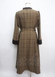 画像2: Ruimeme / waist belt check dress F ブラウン Y-25-03-17-072-LO-OP-SZ-ZT278 (2)