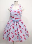 画像1: Angelic Pretty /  ドレンチェリーホルターネックジャンパースカート  ラベンダー Y-25-03-17-090-AP-OP-SZ-ZY (1)