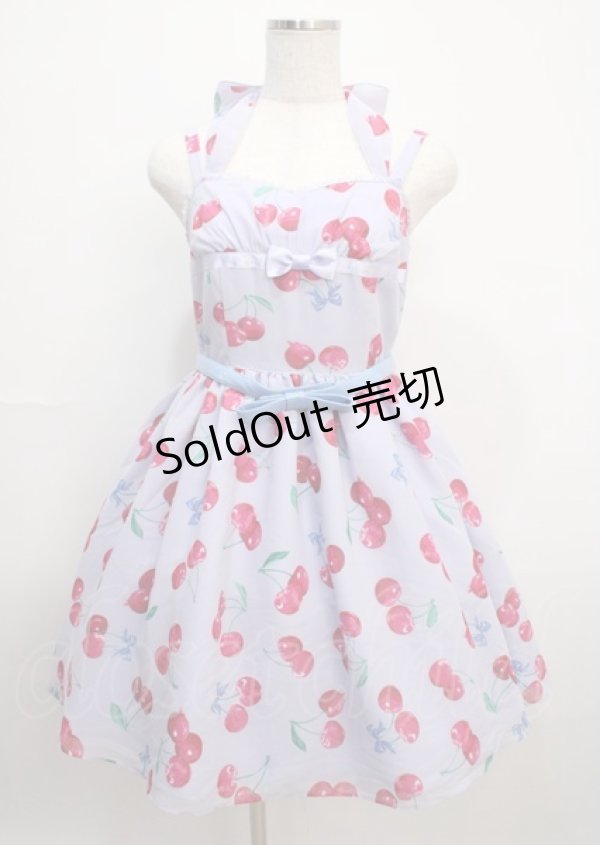 画像1: Angelic Pretty /  ドレンチェリーホルターネックジャンパースカート  ラベンダー Y-25-03-17-090-AP-OP-SZ-ZY (1)
