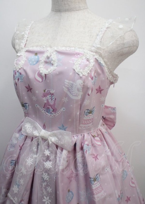 画像3: Angelic Pretty / Fancy Ornamentジャンパースカート  ピンク Y-25-03-17-091-AP-OP-SZ-ZY (3)