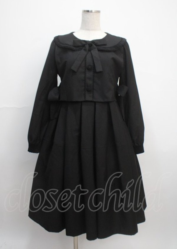 画像1: Angelic Pretty / 図書館ワンピース  黒 Y-25-03-17-092-AP-OP-SZ-ZY (1)