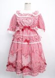 画像1: BABY,THE STARS SHINE BRIGHT / Sweet Gingham Dollワンピース  アカ Y-25-03-17-094-BA-OP-SZ-ZY (1)