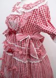 画像3: BABY,THE STARS SHINE BRIGHT / Sweet Gingham Dollワンピース  アカ Y-25-03-17-094-BA-OP-SZ-ZY (3)