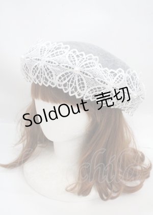 画像: m petit by misako / TT*AMレースBベレー  中灰 Y-25-03-17-021-LO-AC-SZ-ZY