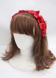 画像1: Angelic Pretty / Prima Ribbonカチューシャ  レッド Y-25-03-17-030-AP-AC-SZ-ZY (1)