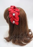 画像2: Angelic Pretty / Prima Ribbonカチューシャ  レッド Y-25-03-17-030-AP-AC-SZ-ZY (2)