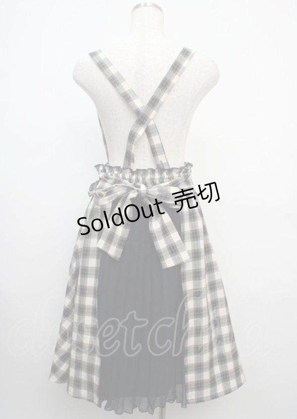 画像2: axes femme POETIQUE / バックプリーツサス付スカート M 紺 Y-25-03-20-054-AX-SK-SZ-ZI (2)