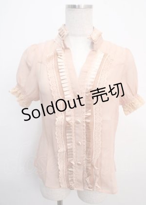 画像: axes femme / ブラウス M オレンジ Y-25-03-20-096-AX-BL-SZ-ZY