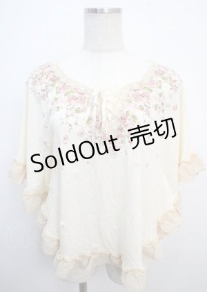 画像: axes femme / ポンチョシルエットプルオーバー M 生成り Y-25-03-20-100-AX-TO-SZ-ZI