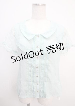 画像: axes femme / Backリボンブラウス  ミント Y-25-03-20-014-AX-BL-AS-ZY