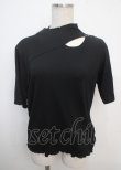 画像1: axes femme / カットワークプチハイトップス M 黒 Y-25-03-20-015-AX-TO-SZ-ZI (1)