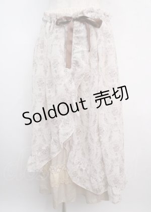 画像: axes femme / オーナメント柄ラップスカート M  Y-25-03-20-047-AX-SK-SZ-ZI
