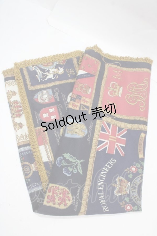 画像1: Jane Marple / Our courageスカーフ  ネイビー Y-25-03-21-007-JM-ZA-SZ-ZY (1)