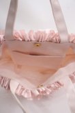 画像5: Maison de FLEUR / フリルキャンバスSトートバッグ F ピンク Y-25-03-21-042-LO-BG-SZ-ZY (5)