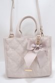 画像1: Maison de FLEUR / あこがれのリボンキルティング2wayトートバッグ F ピンク Y-25-03-21-045-LO-BG-SZ-ZY (1)