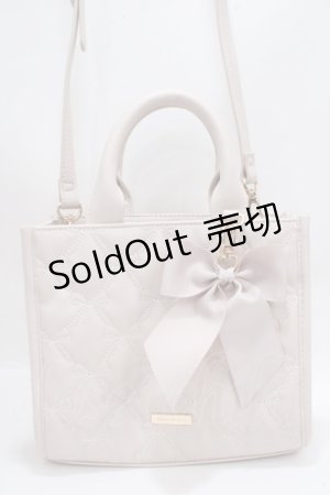 画像: Maison de FLEUR / あこがれのリボンキルティング2wayトートバッグ F ピンク Y-25-03-21-045-LO-BG-SZ-ZY