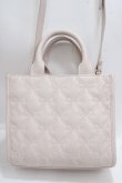 画像2: Maison de FLEUR / あこがれのリボンキルティング2wayトートバッグ F ピンク Y-25-03-21-045-LO-BG-SZ-ZY (2)