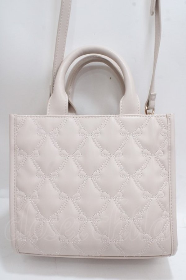 画像2: Maison de FLEUR / あこがれのリボンキルティング2wayトートバッグ F ピンク Y-25-03-21-045-LO-BG-SZ-ZY (2)