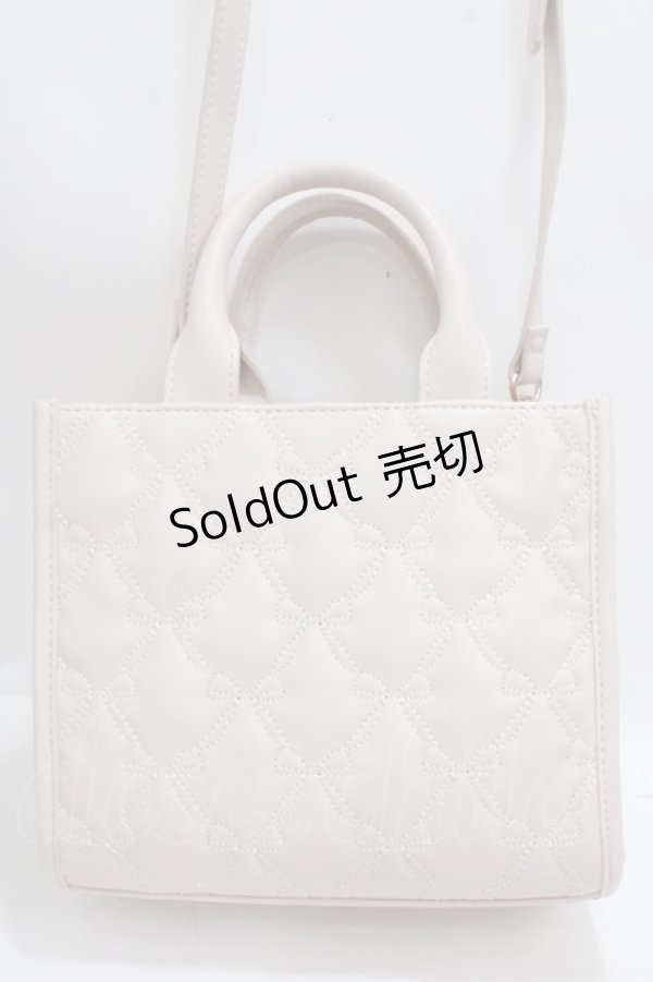 画像2: Maison de FLEUR / あこがれのリボンキルティング2wayトートバッグ F ピンク Y-25-03-21-045-LO-BG-SZ-ZY (2)