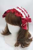 画像1: Angelic Pretty / クラシックフリルDollヘッドドレス  赤 Y-25-03-21-050-AP-AC-SZ-ZY (1)