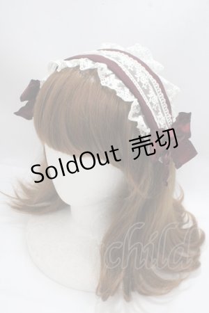 画像: Pina sweetcollection / ローズラインカチューシャ  ワイン Y-25-03-21-051-LO-AC-SZ-ZY