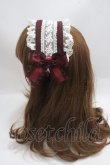 画像2: Pina sweetcollection / ローズラインカチューシャ  ワイン Y-25-03-21-051-LO-AC-SZ-ZY (2)