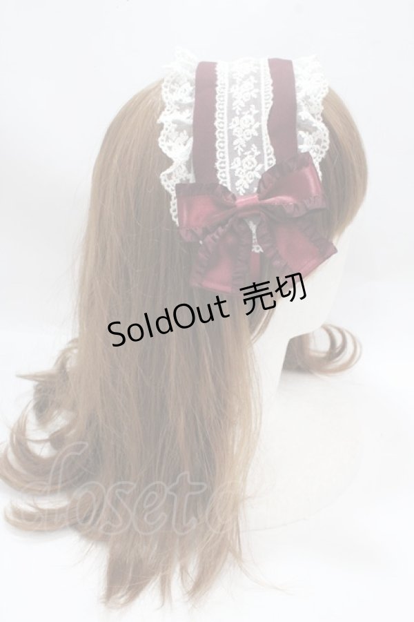 画像3: Pina sweetcollection / ローズラインカチューシャ  ワイン Y-25-03-21-051-LO-AC-SZ-ZY (3)