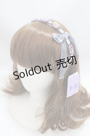 画像: Angelic Pretty / Crystal Jewelカチューシャ  ラベンダー Y-25-03-21-052-AP-AC-SZ-ZY