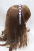 画像3: Angelic Pretty / Crystal Jewelカチューシャ  ラベンダー Y-25-03-21-052-AP-AC-SZ-ZY (3)