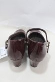 画像3: axes femme / エナメル＆ベロアパンプス M ワイン Y-25-03-21-054-AX-SH-SZ-ZY (3)