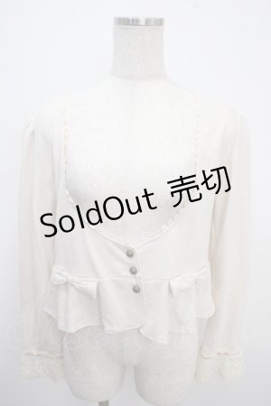 画像: axes femme / ペプラムデザインボレロ M キナリ Y-25-03-21-082-AX-TO-SZ-ZY