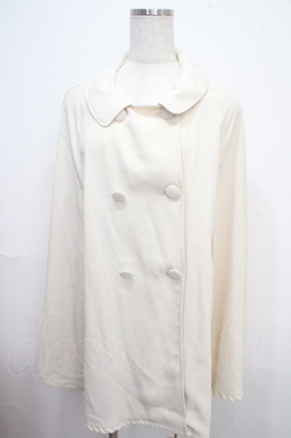 画像1: apres jour / ベルチ付きケープトレンチコート F アイボリー Y-25-03-21-096-LO-CO-SZ-ZY (1)