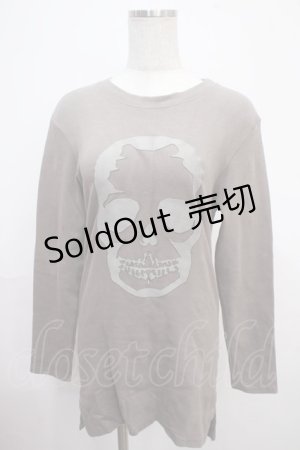 画像: Ozz Croce / スカルptカットソー  ベージュ Y-25-03-21-098-OO-TO-SZ-ZY