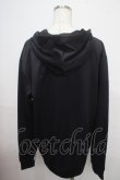 画像2: NieR Clothing / プリントフードプルパーカー  黒×白 Y-25-03-21-101-PU-TO-SZ-ZY (2)