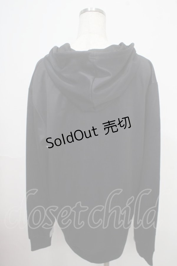 画像2: NieR Clothing / プリントフードプルパーカー  黒×白 Y-25-03-21-101-PU-TO-SZ-ZY (2)