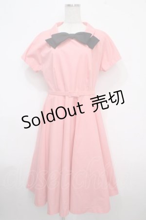 画像: JUNICHI NAKAHARA / 復刻ドレス リボンワンピース 11 ピンク Y-25-03-21-111-LO-OP-SZ-ZY