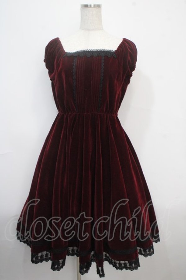 画像1: ATELIER PIERROT / Shadowy Soiree Dress  ワイン Y-25-03-21-115-EL-OP-SZ-ZY (1)