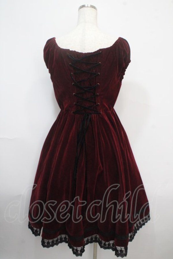 画像2: ATELIER PIERROT / Shadowy Soiree Dress  ワイン Y-25-03-21-115-EL-OP-SZ-ZY (2)