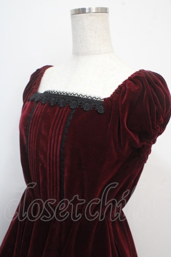 画像3: ATELIER PIERROT / Shadowy Soiree Dress  ワイン Y-25-03-21-115-EL-OP-SZ-ZY (3)