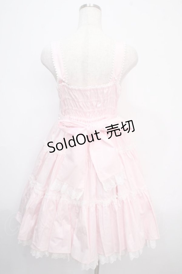 画像2: Angelic Pretty / 肩リボンジャンパースカート  ピンク Y-25-03-21-125-AP-OP-SZ-ZY (2)