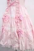 画像4: Angelic Pretty / 肩リボンジャンパースカート  ピンク Y-25-03-21-125-AP-OP-SZ-ZY (4)