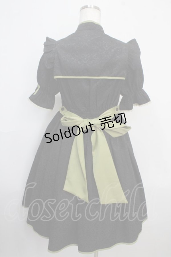 画像2: axes femme kawaii / 牡丹刺繍チャイナワンピース M 黒 Y-25-03-21-130-AX-OP-SZ-OS (2)