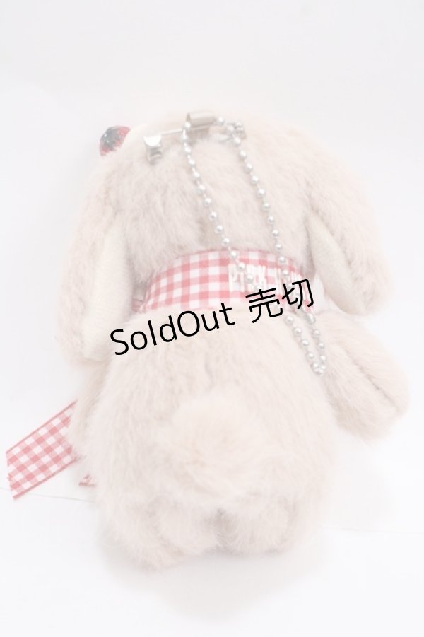 画像2: PINK HOUSE / sweets lop ear bunnyコサージュ  モカ Y-25-03-21-024-LO-ZA-SZ-ZY (2)